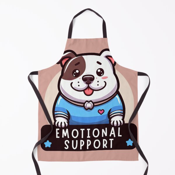 Item preview, emotional support happy american pitt bull terrier puppy designed and sold by digilabs.