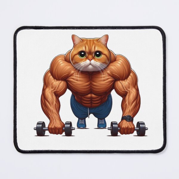 Item preview, Cat slave - The Muscular cat - Cat meme designed and sold by mamacub.