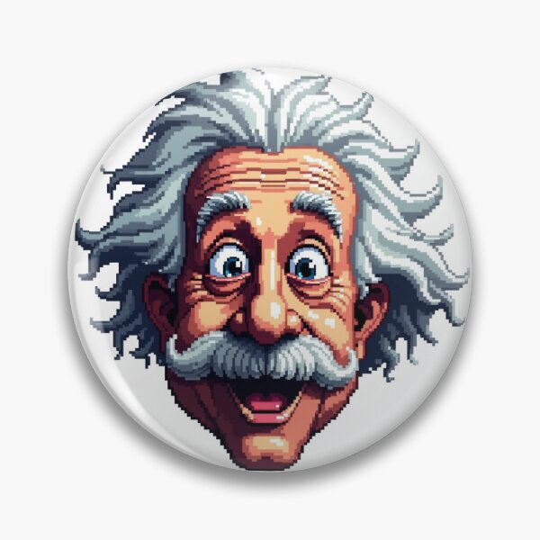 Item preview, Albert Einstein Crazy Pixel designed and sold by SergioColli.