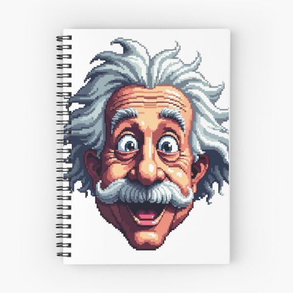 Item preview, Albert Einstein Crazy Pixel designed and sold by SergioColli.