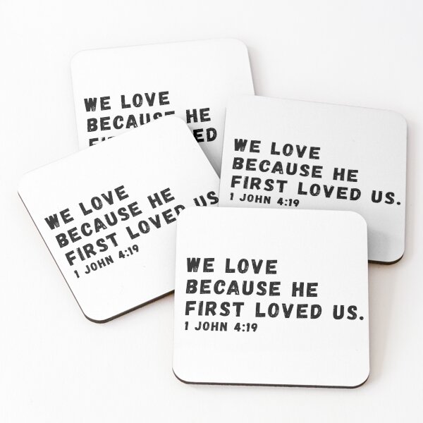 Item preview, 1 John 4:19 Bible Verse designed and sold by SoulQuot.