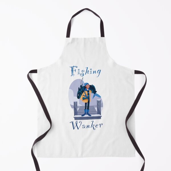 Item preview, Fishing wanker - funny, humour, joke - male angler carrying a big fish designed and sold by UKVanlife.