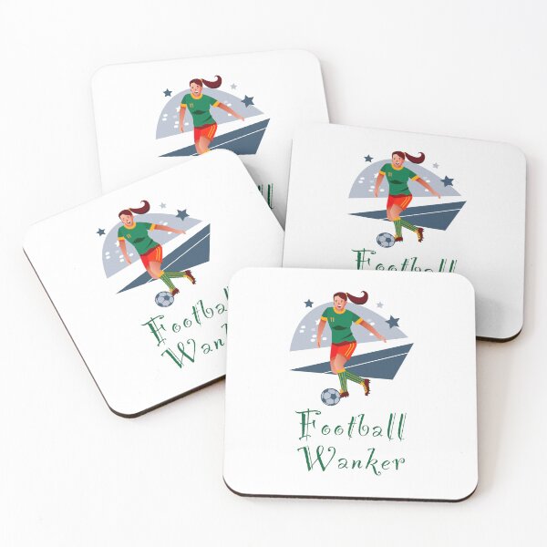 Item preview, Football wanker - funny, humour, joke - female soccer player with a football designed and sold by UKVanlife.