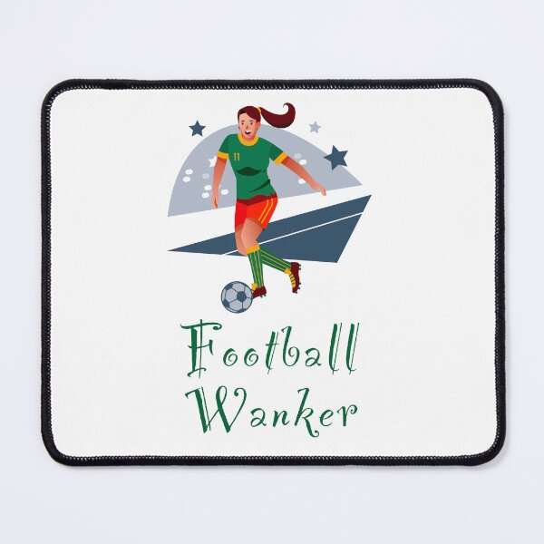 Item preview, Football wanker - funny, humour, joke - female soccer player with a football designed and sold by UKVanlife.
