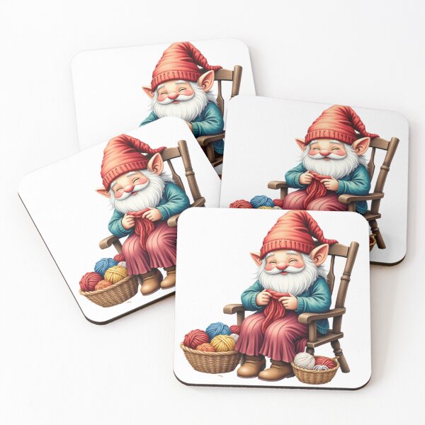 Item preview, knitting gnome  designed and sold by jkrphoto.