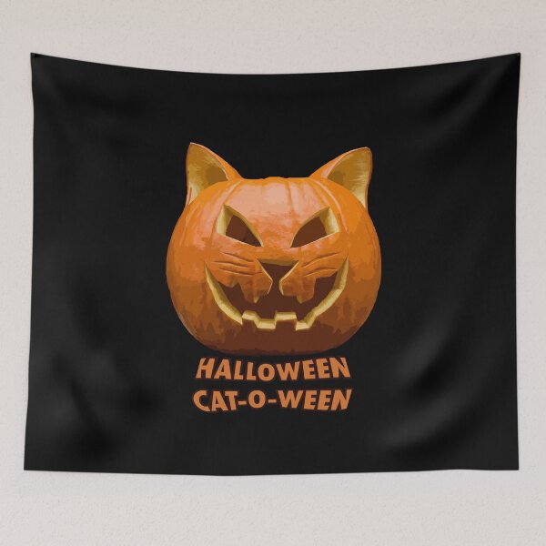 Item preview, Halloween - Cat-o-ween designed and sold by Attic-Junk.