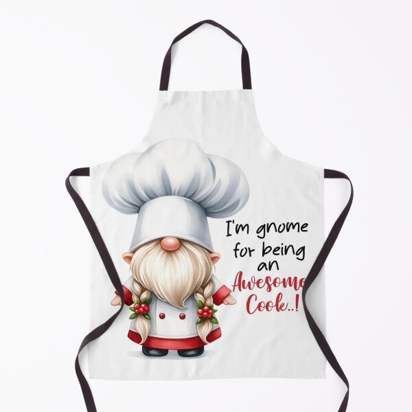 Item preview, Gnome Kitchen Awesome Cook! Gnome with Chefs hat designed and sold by Visionary Vibez.