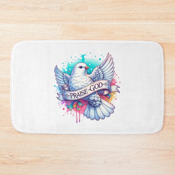 Item preview, Sacred Dove – Love Jesus Floral Artwork designed and sold by artedigital99.