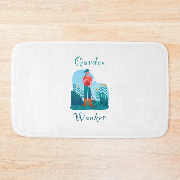Item preview, Garden wanker - funny, humour, joke - male gardener raking the garden designed and sold by UKVanlife.