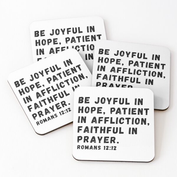 Item preview, Romans 12:12 Bible Verse designed and sold by SoulQuot.