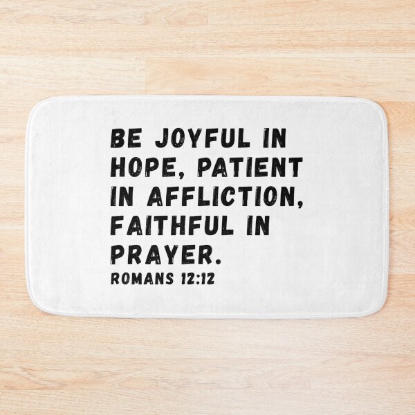 Item preview, Romans 12:12 Bible Verse designed and sold by SoulQuot.