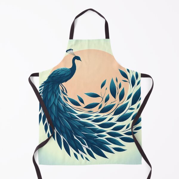 Item preview, Peacock Made of Leaves, Ai Generated Art  designed and sold by ACC .