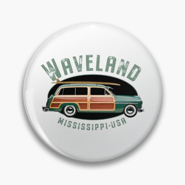 Artikelvorschau, Waveland Mississippi Vintage Surfdesign entworfen und verkauft von Futurebeachbum.