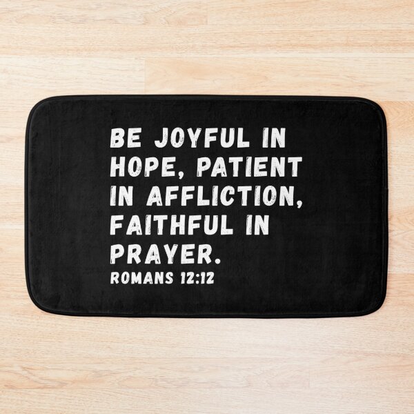 Item preview, Romans 12:12 Bible Verse designed and sold by SoulQuot.