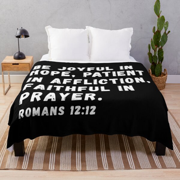 Item preview, Romans 12:12 Bible Verse designed and sold by SoulQuot.