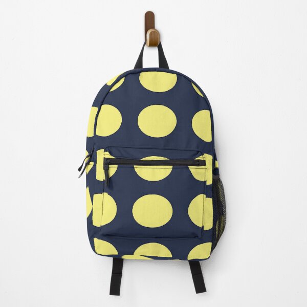 Item preview, YELLOW and NAVY BLUE Symmetrical POLKA DOTS designed and sold by RachelMacht.