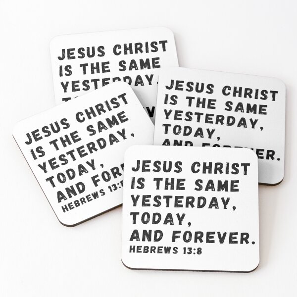 Item preview, Hebrews 13:8 Bible Verse designed and sold by SoulQuot.
