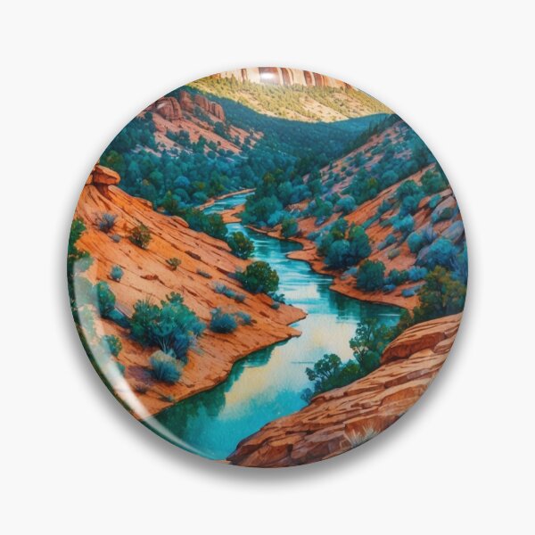Item preview, Zion National Park Postcard Vintage Retro Travel designed and sold by TravelPostcardGems.