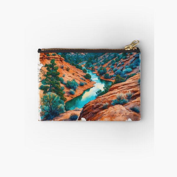 Item preview, Zion National Park Postcard Vintage Retro Travel designed and sold by TravelPostcardGems.