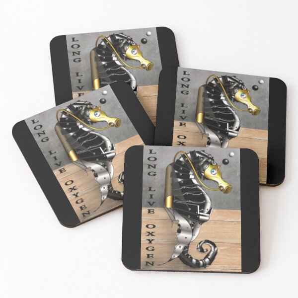 Item preview, Alvesart - Black and White Surreal Seahorse 3 - Long Live Oxygen designed and sold by Alvesart.