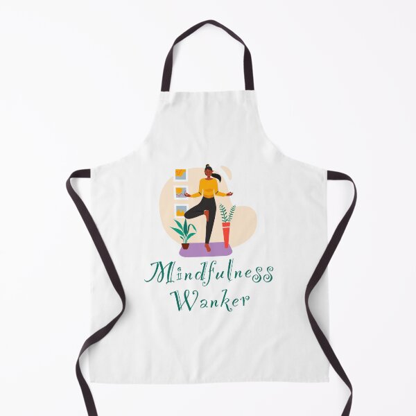 Item preview, Mindfulness wanker - funny, humour, joke - female yoga pose meditation  designed and sold by UKVanlife.