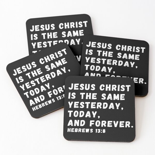 Item preview, Hebrews 13:8 Bible Verse designed and sold by SoulQuot.