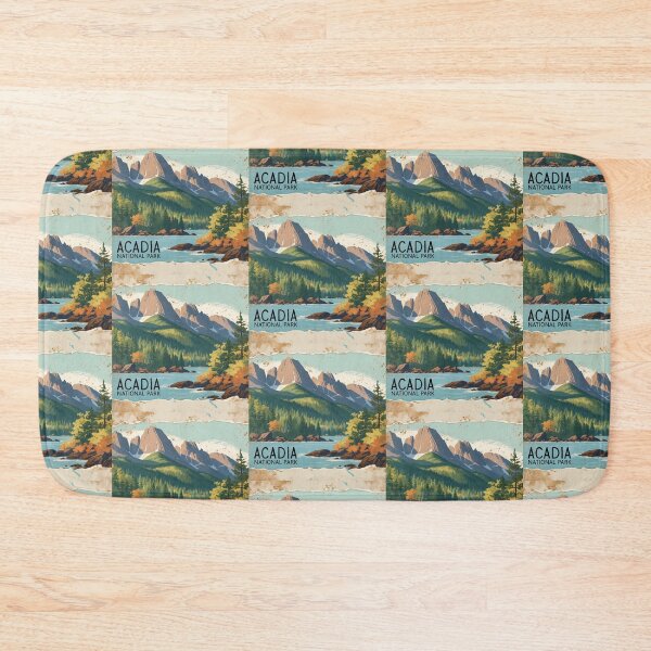 Item preview, Acadia National Park Postcard Vintage Retro Travel designed and sold by TravelPostcardGems.