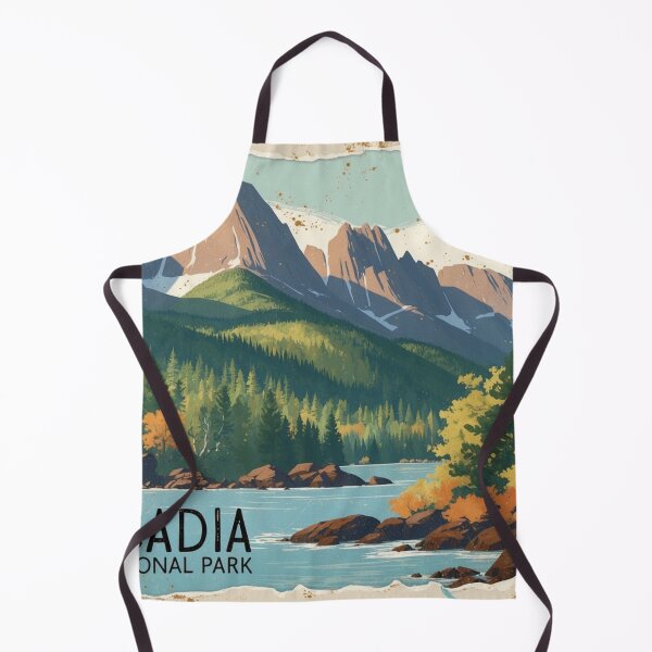 Item preview, Acadia National Park Postcard Vintage Retro Travel designed and sold by TravelPostcardGems.