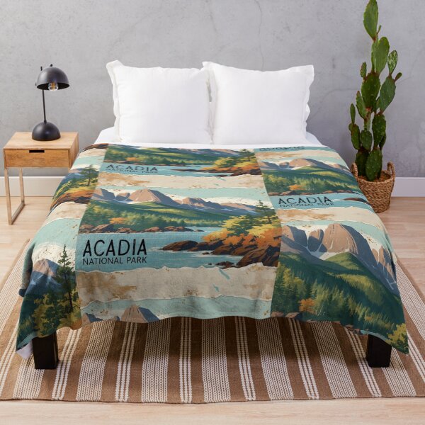Item preview, Acadia National Park Postcard Vintage Retro Travel designed and sold by TravelPostcardGems.