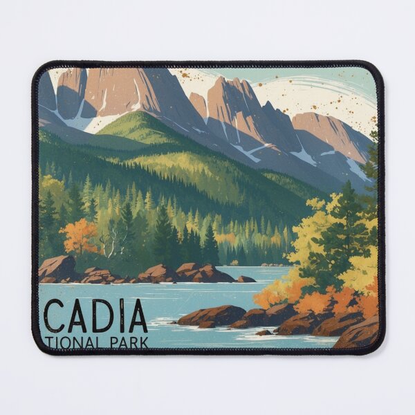 Item preview, Acadia National Park Postcard Vintage Retro Travel designed and sold by TravelPostcardGems.