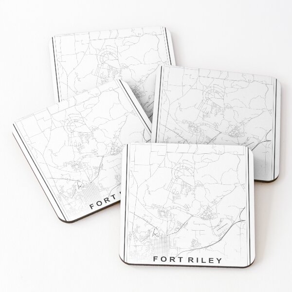 Item preview, Fort Riley City Map designed and sold by SHAMPAIN-ART-CO.