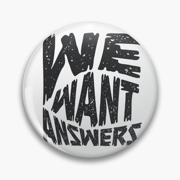 Item preview, WE WE WE WANT ANSWERS - BLACK AND WHITE  designed and sold by CHALEE-P.
