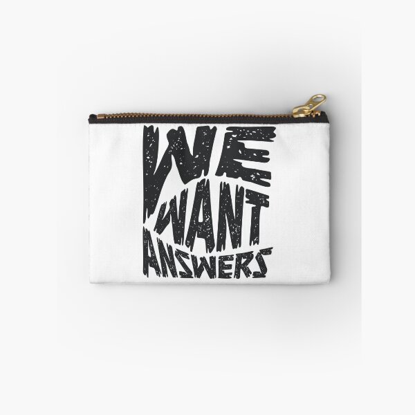 Item preview, WE WE WE WANT ANSWERS - BLACK AND WHITE  designed and sold by CHALEE-P.
