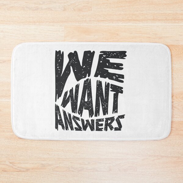 Item preview, WE WE WE WANT ANSWERS - BLACK AND WHITE  designed and sold by CHALEE-P.