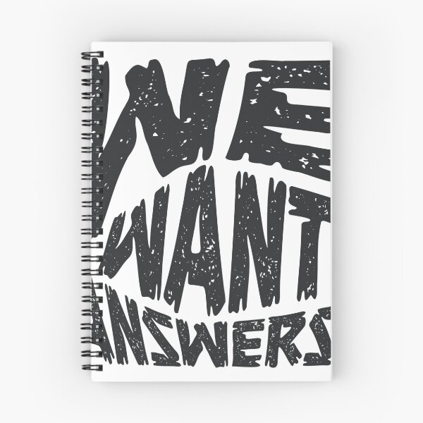 Item preview, WE WE WE WANT ANSWERS - BLACK AND WHITE  designed and sold by CHALEE-P.
