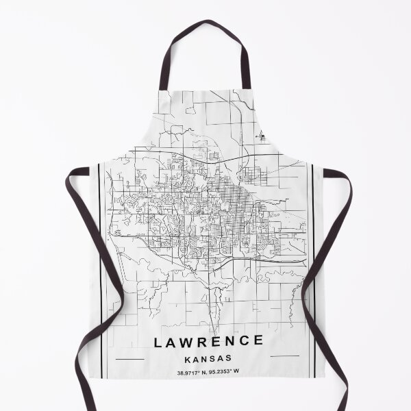 Item preview, Lawrence City Map designed and sold by SHAMPAIN-ART-CO.