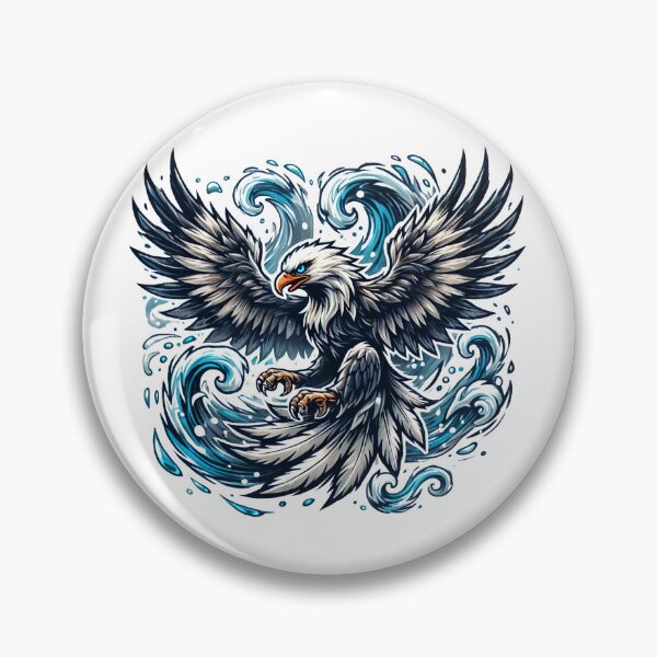 Item preview, Storm Surge Eagle: Majestic Power Unleashed designed and sold by Pattamo1.