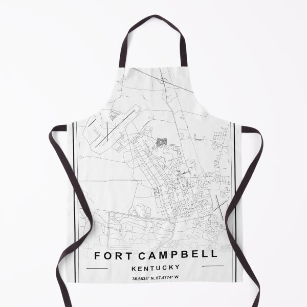 Item preview, Fort Campbell City Map designed and sold by SHAMPAIN-ART-CO.
