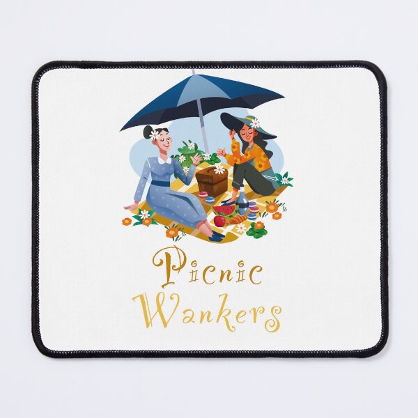 Item preview, Picnic wankers - funny, humour, joke - females enjoying a classic picnic designed and sold by UKVanlife.