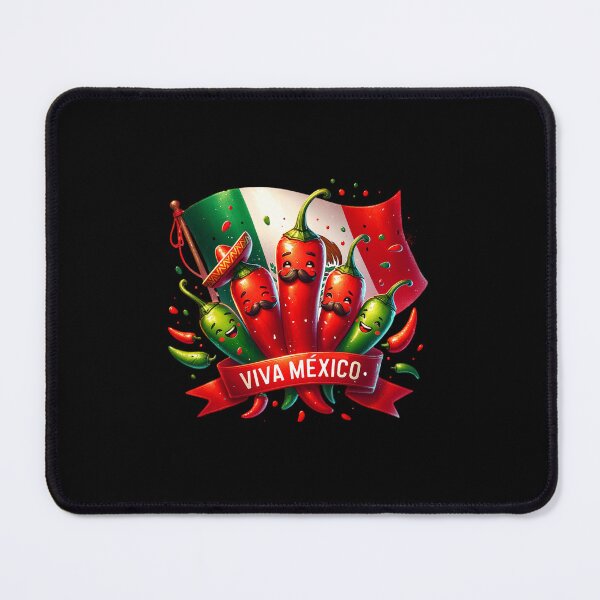 Item preview, Fiesta Spirit – Viva México with Smiling Chiles designed and sold by artedigital99.