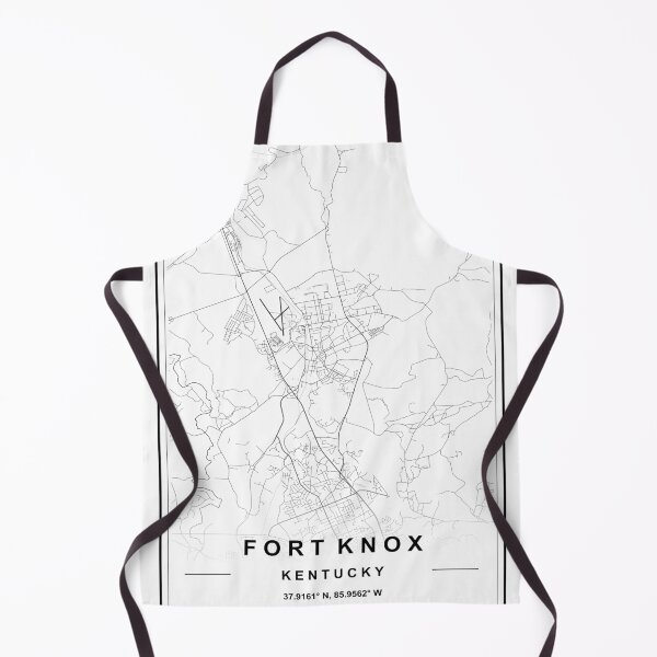 Item preview, Fort Knox City Map designed and sold by SHAMPAIN-ART-CO.
