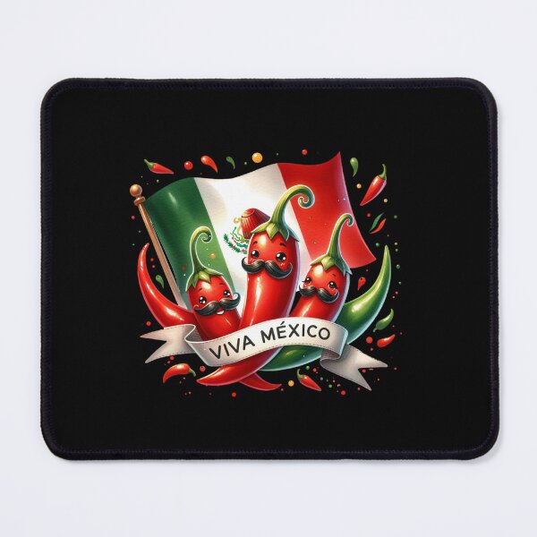 Item preview, Fiesta Spirit – Viva México with Smiling Chiles designed and sold by artedigital99.