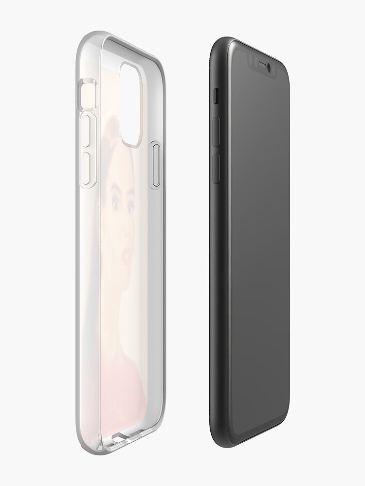 Coque iPhone « Portrait de femme », par valenciandrita