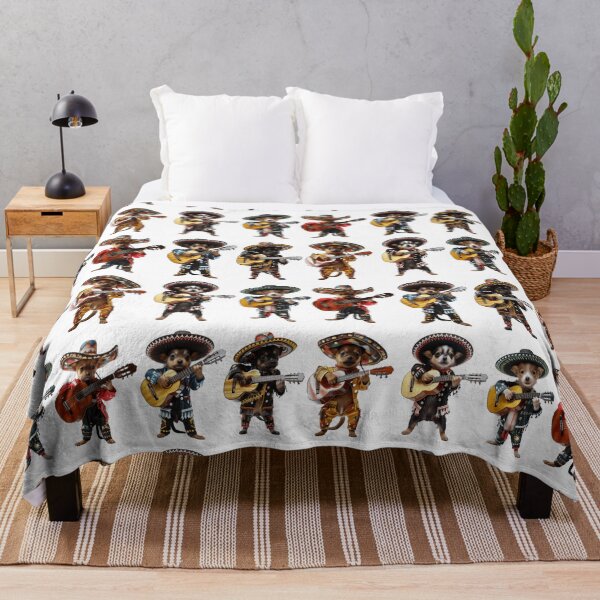 Item preview, Chihuahua Mexican Mariachi Band 4 Blanco designed and sold by NikoDeeko.