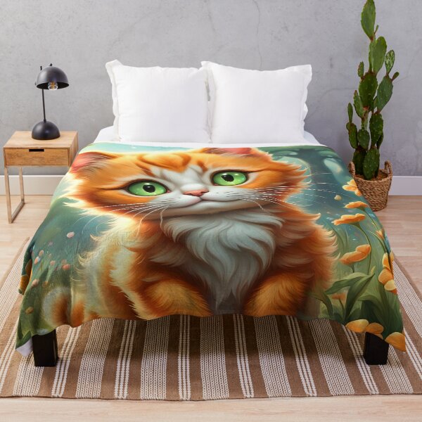 Item preview, Marmalade cat in the garden. designed and sold by SoniaSarkali.