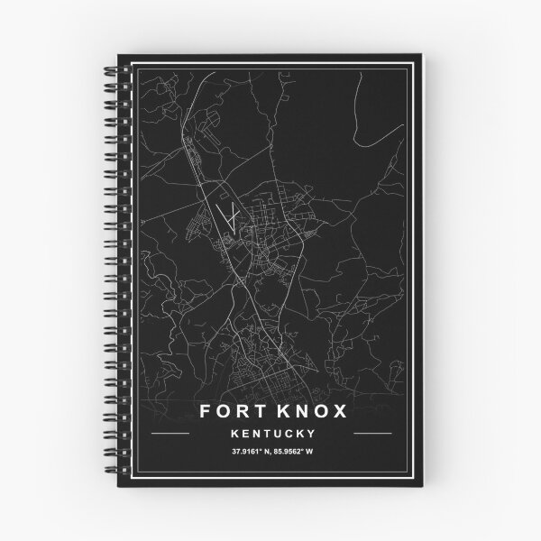 Item preview, Fort Knox City Map designed and sold by SHAMPAIN-ART-CO.