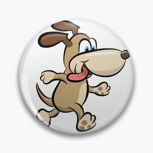 Item preview, Striding Dog Cartoon designed and sold by Hadrianwild.