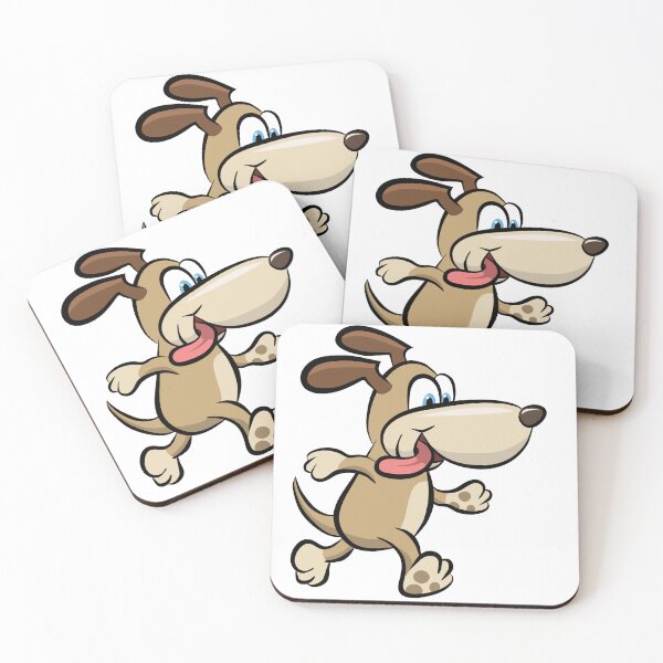Item preview, Striding Dog Cartoon designed and sold by Hadrianwild.