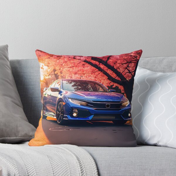 Artikelvorschau, Japanischer Hot Hatch unter Kirschblüten entworfen und verkauft von RevUpDesign.
