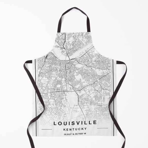 Item preview, Louisville City Map designed and sold by SHAMPAIN-ART-CO.